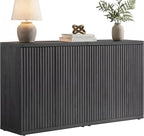 SICOTAS Buffet Cabinet with Storage Accent Sideboard Modern Credenza with Doors by SICOTAS