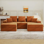 Living&Giving 101" U-Shaped Cloud Sectional Couch by LivingGiving