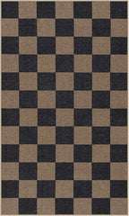 Lahome Checkered Easy Jute 3x5 Outdoor Rug, Washable Rugs - Image 9
