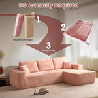 ovios 104" Cloud Boneless Couch - Image 4