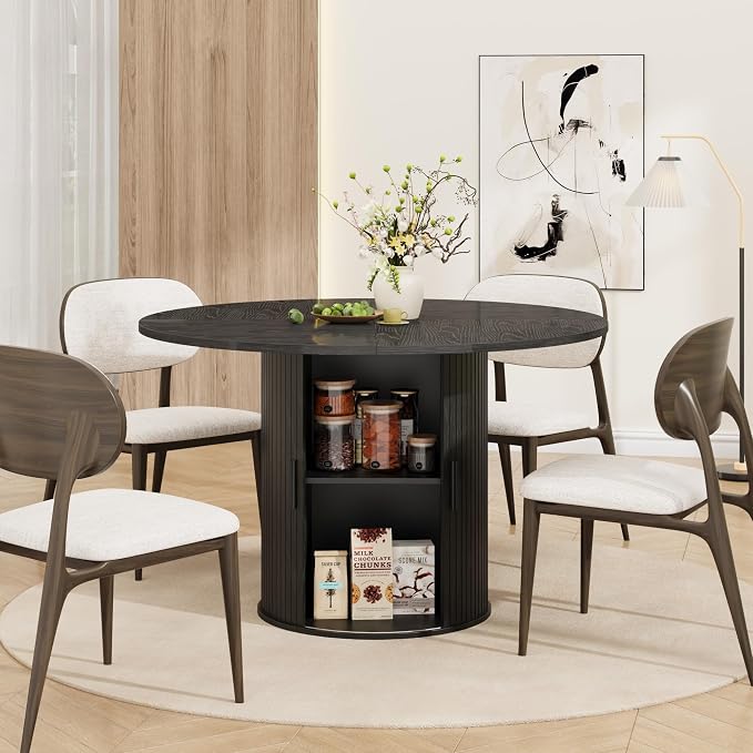 GarveeHome 47'' Round Dining Table - Image 7