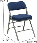 Flash Furniture Hercules Series Metal Folding Chairs - Image 3
