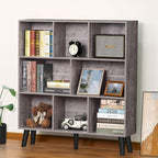 LEYAOYAO 8 Cube Bookshelf, Farmhouse Bookcase - Image 3
