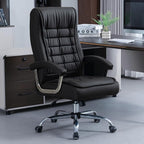 Executive Office Chair Adjustable Leather Chair, High Back Swivel Office Desk - Image 2