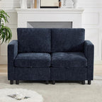 WUTUTUEE 58'' Modular Sectional Loveseat Sofa, Modern Love Seat 2 Seater Sofa by WUTUTUEE