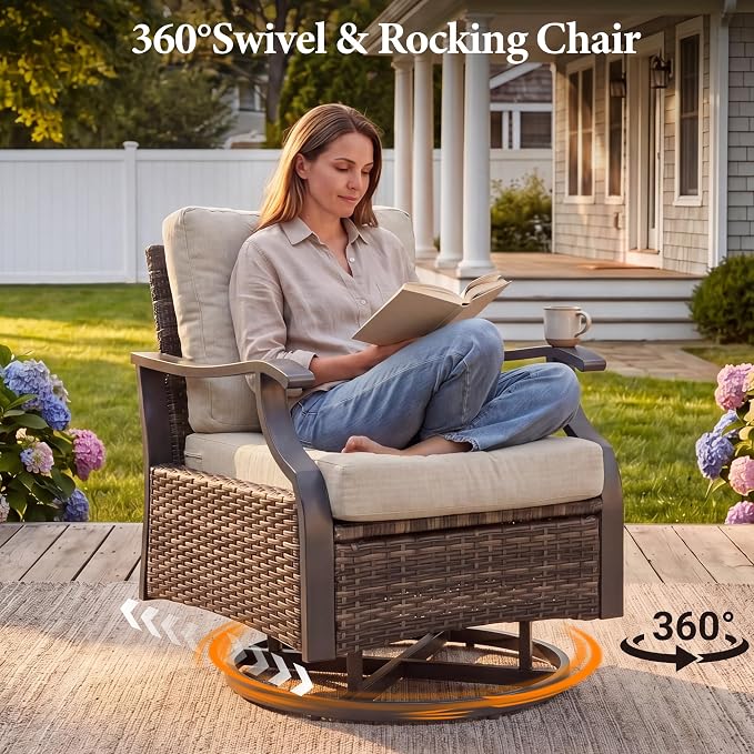 6 Pieces Outdoor Conversation Sets - Image 3