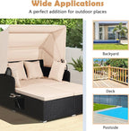 Tangkula Patio Rattan Daybed - Image 9