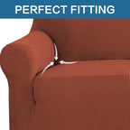 H.VERSAILTEX Stretch Couch Cover Loveseat Covers - Image 5