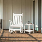 SERWALL Double Adirondack Side Table Set of 6, End Table- White - Image 8