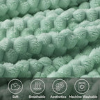 BEDELITE Mint Green Throw Blanket - Image 3