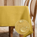 BALCONY & FALCON Rectangle Tablecloth Washable Wrinkle Resistant and Water by BALCONYFALCON
