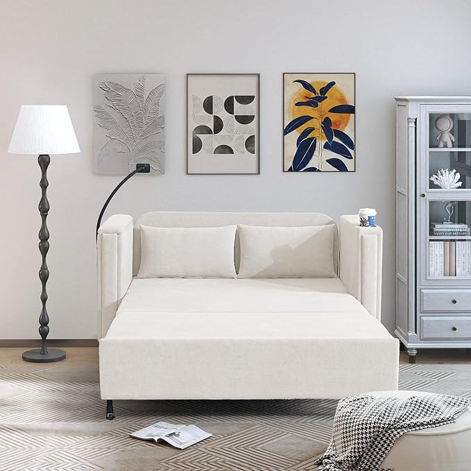 3-in-1 Convertible Sleeper Sofa Couch - Image 8
