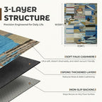 8x10 Modern Abstract Washable Area Rug - Image 2