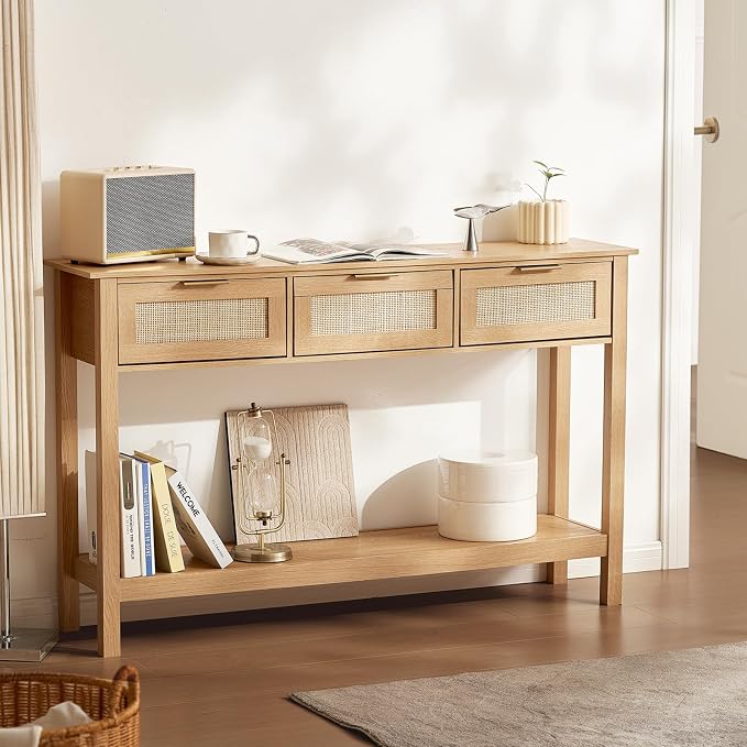 VEVOR Rattan Console Table - Image 8