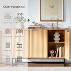 EYYTHUNG Fluted Storage Cabinet - Image 7