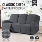 TAOCOCO Recliner Sofa Covers 8-Pieces Stretch Large Couch Covers - Image 2
