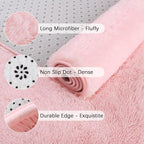Chicrug Soft Runner Rug for Bedroom Living Room Plush Fluffy Rugs 2x4 | Shag - Image 6