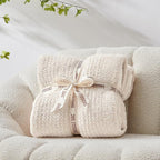Snuggle Sac Buttery Ivory Throw Blanket - Image 7