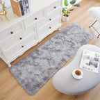 Chicrug Soft Runner Rug for Bedroom Living Room Plush Fluffy Rugs 2x6 | Shag - Image 6