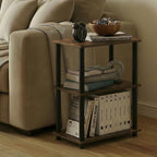 Furinno Turn-N-Tube Storage Shelves, 3-Tier Open Frame Book Shelf, Standing - Image 2