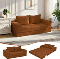 COMAX Convertible Sofa Bed Queen, Corduroy Folding Floor Couch Pull Out Couch by COMAX