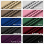 Joydeco Blackout Curtains 63 Inchs Long 42 Wide Black Out Curtains 2 Panels - Image 8