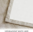 Yakamok Natural Linen Textured Curtains 63 Inches Long - Image 3