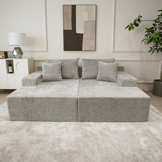 SYTOPIA Loveseat Chaise Lounge - Image 3