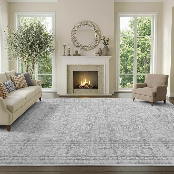 8x10 Ft Large Area Rugs for Living Room, Soft Non-Slip Machine Washable Rug - Image 2
