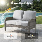 Weaxty Wicker Patio Furniture Set - Image 7
