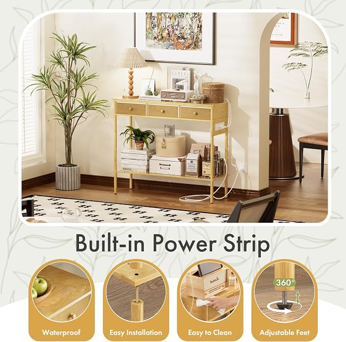 38" Entryway Table Console Table - Image 8