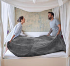 Utopia Bedding Ultra Soft Fleece Bed Blanket King Size Grey | Microfiber Plush - Image 9