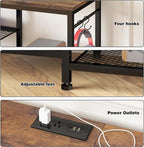 YGEOMER Entertainment Center for TVs Up to 55 Inch, TV Stand - Image 3