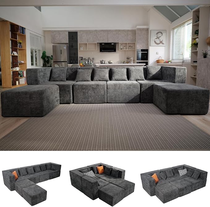 MONVANE Modular Sectional Cloud Couch by MONVANE