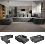 MONVANE Modular Sectional Cloud Couch by MONVANE