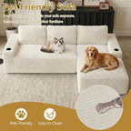 104" Cloud Sectional Couch L-Shaped - Image 4