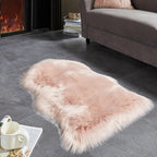 AMTOVO Faux Fur Rug, Fluffy Sheepskin Rug, Fuzzy Ultra Soft 2 x 3 ft Shag Rugs - Image 4