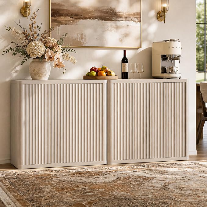 SICOTAS Buffet Cabinet with Storage 69.2" Sideboard Accent Modern Credenza with by SICOTAS