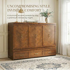 KEIKI Queen Murphy Bed Cabinet - Image 5