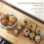 HOMCOM Kitchen Island Cart - Image 3