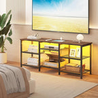 YGEOMER TV Stand for Living Room TVs Up to 55 Inches, Entertainment Center - Image 7