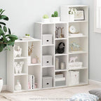Furinno LUDER Book Shelf, 7-Cube Bookshelf, Bookcase - Image 5
