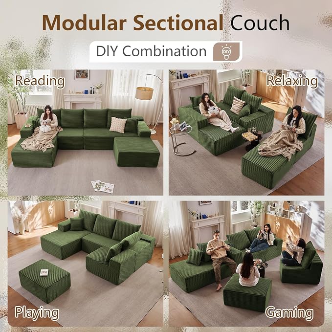 135" Modular Sectional Sofa - Image 7