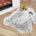 Ashler Faux Fur Rug, Fluffy Shaggy Ultra Soft 2 x 3 Feet Sheepskin Fur Rug by AshlerHomeDeco