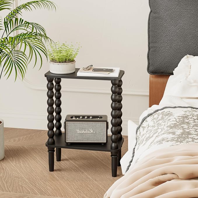 Veegle Narrow Side Table, Small End Table - Image 5