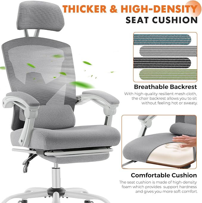 Sweetcrispy Office Computer Desk Chair - Image 3