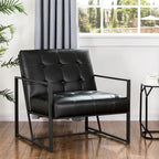 Glitzhome Mid Century Modern Accent Chair, Modern Living Room Chairs by Glitzhome