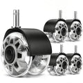 RidRed Office Chair Wheels, Smooth & Quiet Rollerblade Casters Wheels, Heavy by RidRed