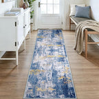 RELEANY Washable Runner 3'x9' Abstract Area Rug - Image 2