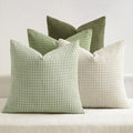 MIULEE Modern Farmhouse Decorative Spring Pillow Covers 18x18 Inch Set of 4 by MIULEE